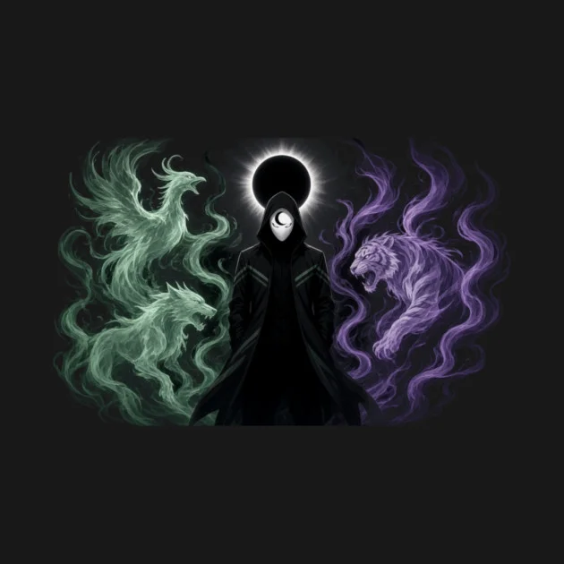 Eclipse Masked Villain Ghost T-shirt design